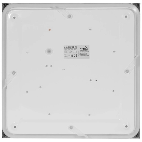 Lampa Plafon LED TOFIR 16W 4000K 1150LM IP40 kwadrat BEMKO