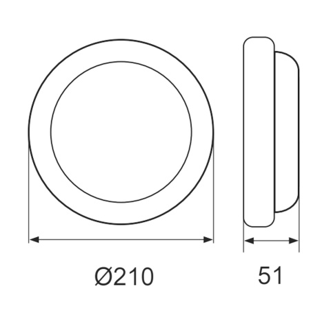 Oprawa LED KANLO OKRĄGŁA 18W 1750LM 4000K IP54 Czujnik Biała BEMKO