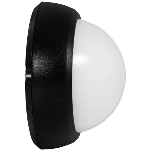 Oprawa LED KANLO OWALNA 8W 720LM 4000K IP54 Czarna BEMKO
