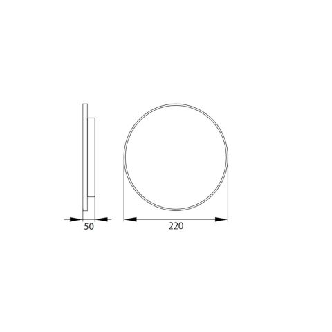 Plafon LED Lampa sufitowa 12W ELPO OKRĄGŁY 3 barwy światła BEMKO