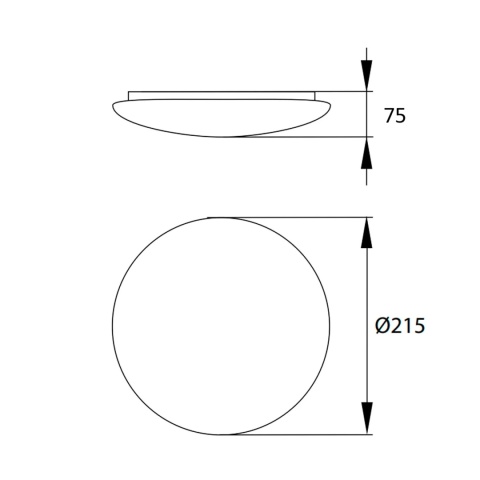 Plafon LED Sufitowy 10W Okrągły Lampa Natynkowa BEMKO