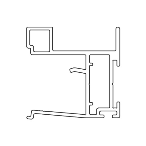 Profil aluminiowy Rączka NERO 18/4mm L-270 Czarny