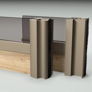 Profil aluminiowy Rączka TORO 10/4mm L-270 Szampan