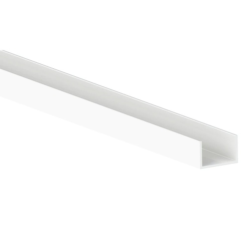 Profil do drzwi przesuwnych Placard U18x14 2.9m - czarny