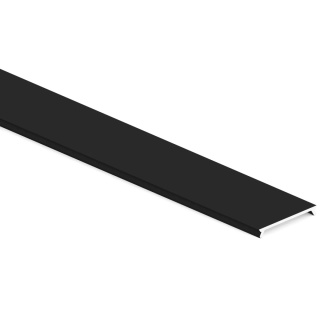 Profil maskujący do szyny dolnej Placard 74 Czarny 3.9m