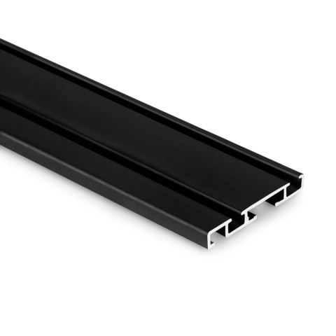 System natynkowy FLOW 2 do szafy z drzwiami przesuwnymi - zestaw czarny EMUCA