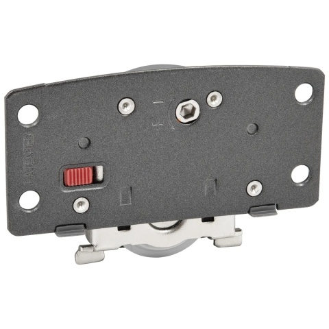 System natynkowy FLOW 2 do szafy z drzwiami przesuwnymi - zestaw czarny EMUCA