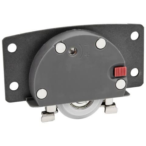 System natynkowy FLOW 2 do szafy z drzwiami przesuwnymi - zestaw czarny EMUCA