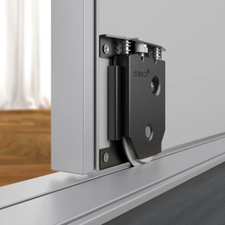 Tor dolny na klipsy do drzwi przesuwnych Placard 74 Mat 3.9m