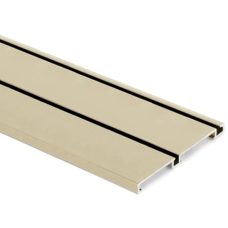 Tor dolny na klipsy do drzwi przesuwnych Placard 74 Złoty 3.9m