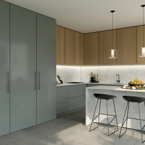 Zestaw okuć PULL Concepta3 do drzwi przesuwnych LEWY Emuca