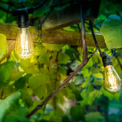 Girlanda świetlna ogrodowa 7.5m na żarówki 10xE27 GTV