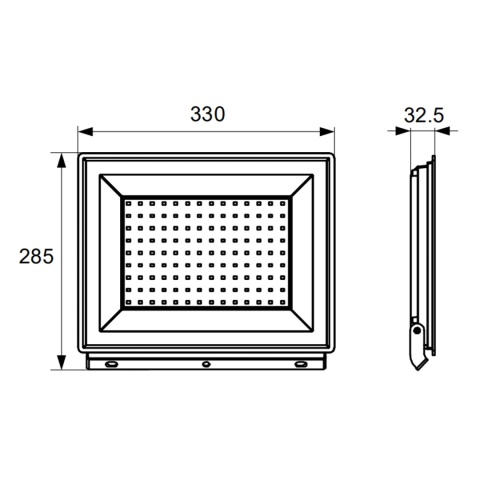 Halogen Lampa Naświetlacz LED LFK2 150W biały neutralny BEMKO