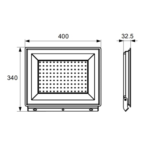 Halogen Lampa Naświetlacz LED LFK2 200W biały neutralny BEMKO