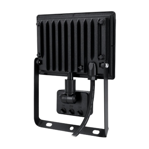 Halogen Lampa Naświetlacz LED LFK2 30W biały neutralny z czujnikiem ruchu BEMKO