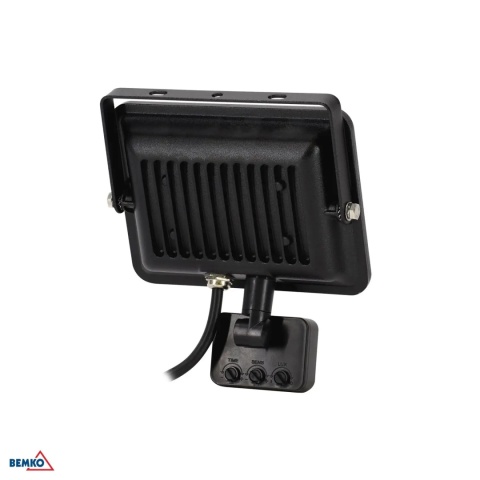 Halogen Naświetlacz LED przenośny LOFOT 20W biały neutralny z czujnikiem ruchu BEMKO