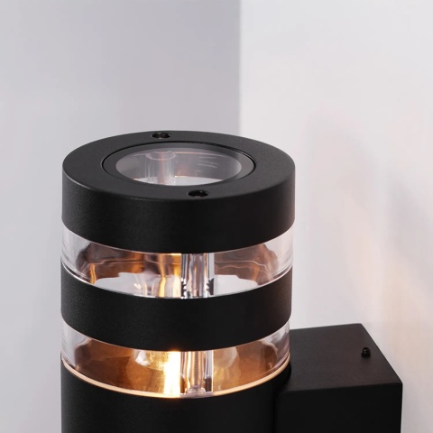 Kinkiet elewacyjny o nowoczesnym wyglądzie, na E27 K-8205 z serii SOLIN