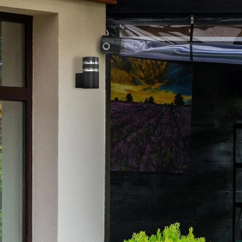 Kinkiet elewacyjny o nowoczesnym wyglądzie, na E27 K-8205 z serii SOLIN