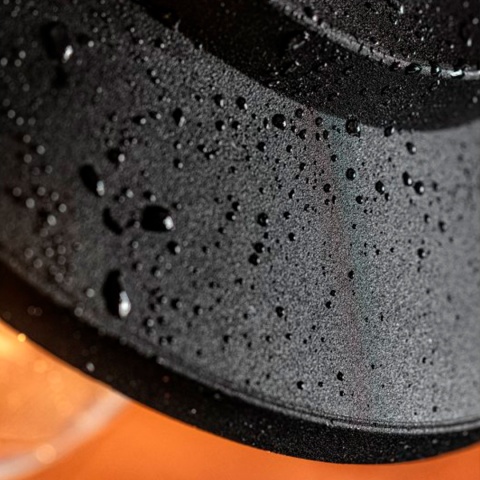 Kinkiet ogrodowy Czarny z serii Toskana E27 GTV