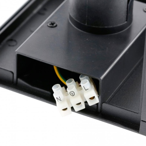 Kinkiet ogrodowy Czarny z serii Ventana E27 GTV