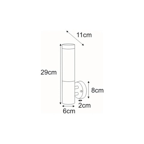Kinkiet zewnętrzny K-LP231A z serii ANICA