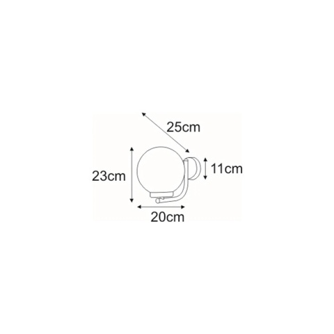 Kinkiet zewnętrzny K-LP270A z serii ANA