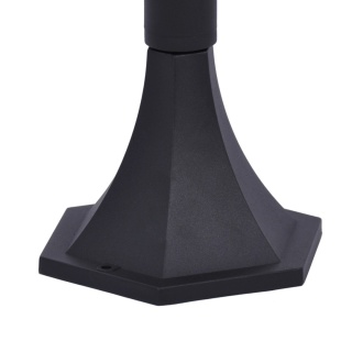 Klasyczna lampa ogrodowa w czarnym kolorze K-8202 z serii NAPOLI