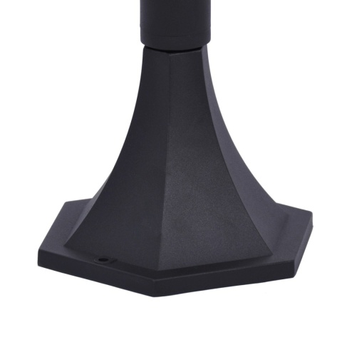Klasyczna lampa ogrodowa w czarnym kolorze K-8202 z serii NAPOLI