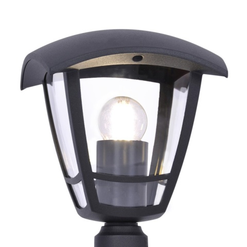 Klasyczna lampa ogrodowa w czarnym kolorze K-8202 z serii NAPOLI