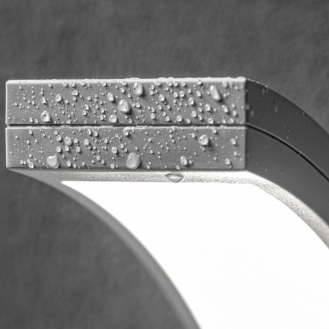 Lampa elewacyjna Kinkiet LED PARIS grafit 4000K GTV