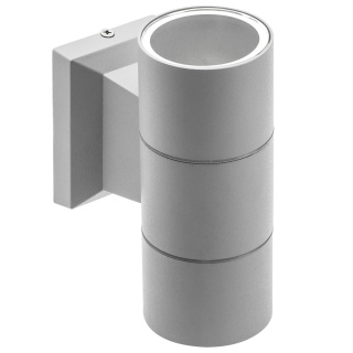 Lampa elewacyjna dwukierunkowa Kinkiet BALEO szara 2xGU10 GTV