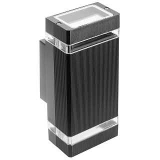 Lampa elewacyjna dwukierunkowa Kinkiet NESSA czarna GTV