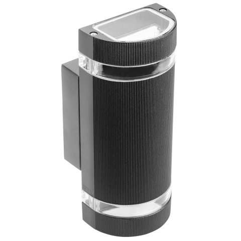 Lampa elewacyjna dwukierunkowa Kinkiet SILVA czarna GTV