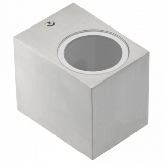 Lampa elewacyjna jednokierunkowa Kinkiet TIAGO kwadratowa inox GTV