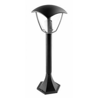Lampa ogrodowa stojąca słupek MARINA czarny GTV
