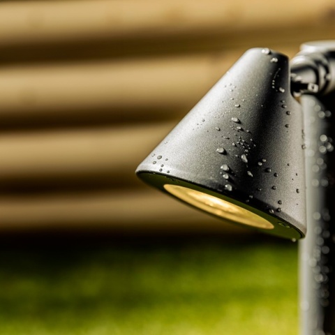 Lampa stojąca ogrodowa LUSTINO 50cm grafit GTV