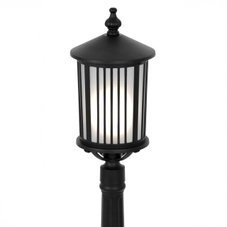 Niska lampa stojąca ogrodowa, w czarnym kolorze K-8212 z serii DETROIT