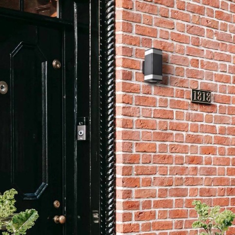 Podwójny kinkiet elewacyjny, z trzonkiem GU10 K-8207 z serii TAMIZA