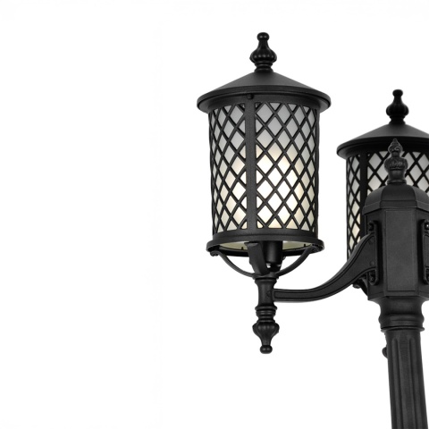 Wysoka lampa ogrodowa do oświetlenia alejek K-8218 z serii CHICAGO