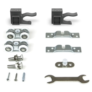 Zestaw wózków Railway do drzwi z hamulcem EMUCA