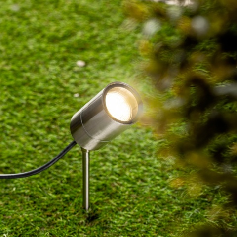 Lampa ogrodowa naświetlacz GRAZIE czarna GTV