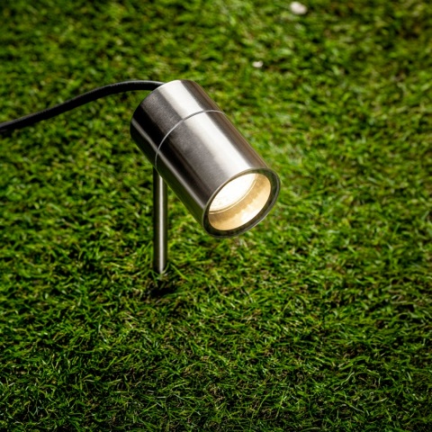 Lampa ogrodowa naświetlacz GRAZIE czarna GTV