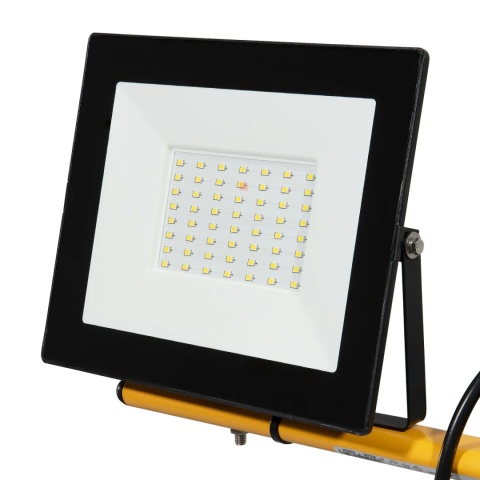 Lampa robocza LED statyw roboczy z naświetlaczami LED 2x50W 6K BEMKO