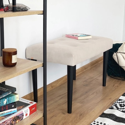 Ławka tapicerowana PRUDHOMME BL - Beż