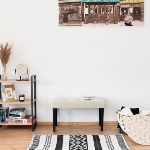 Ławka tapicerowana PRUDHOMME BL - Beż