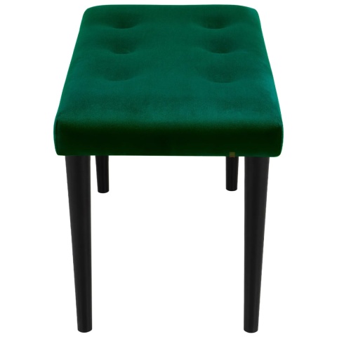 Ławka tapicerowana PRUDHOMME BL - Butelkowa zieleń