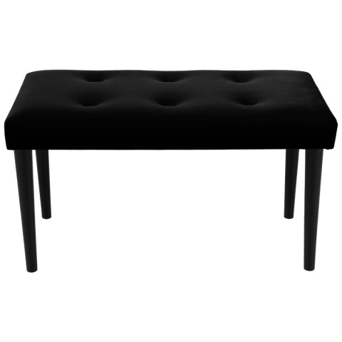 Ławka tapicerowana PRUDHOMME BL - Czarny
