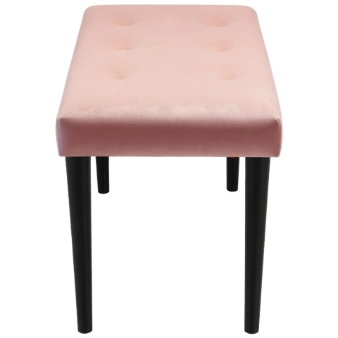 Ławka tapicerowana PRUDHOMME BL - Pudrowy róż