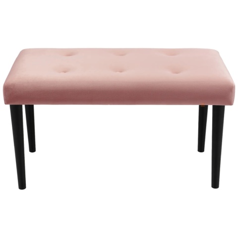 Ławka tapicerowana PRUDHOMME BL - Pudrowy róż