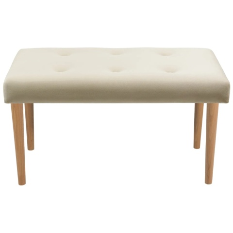 Ławka tapicerowana PRUDHOMME NAT - Beż